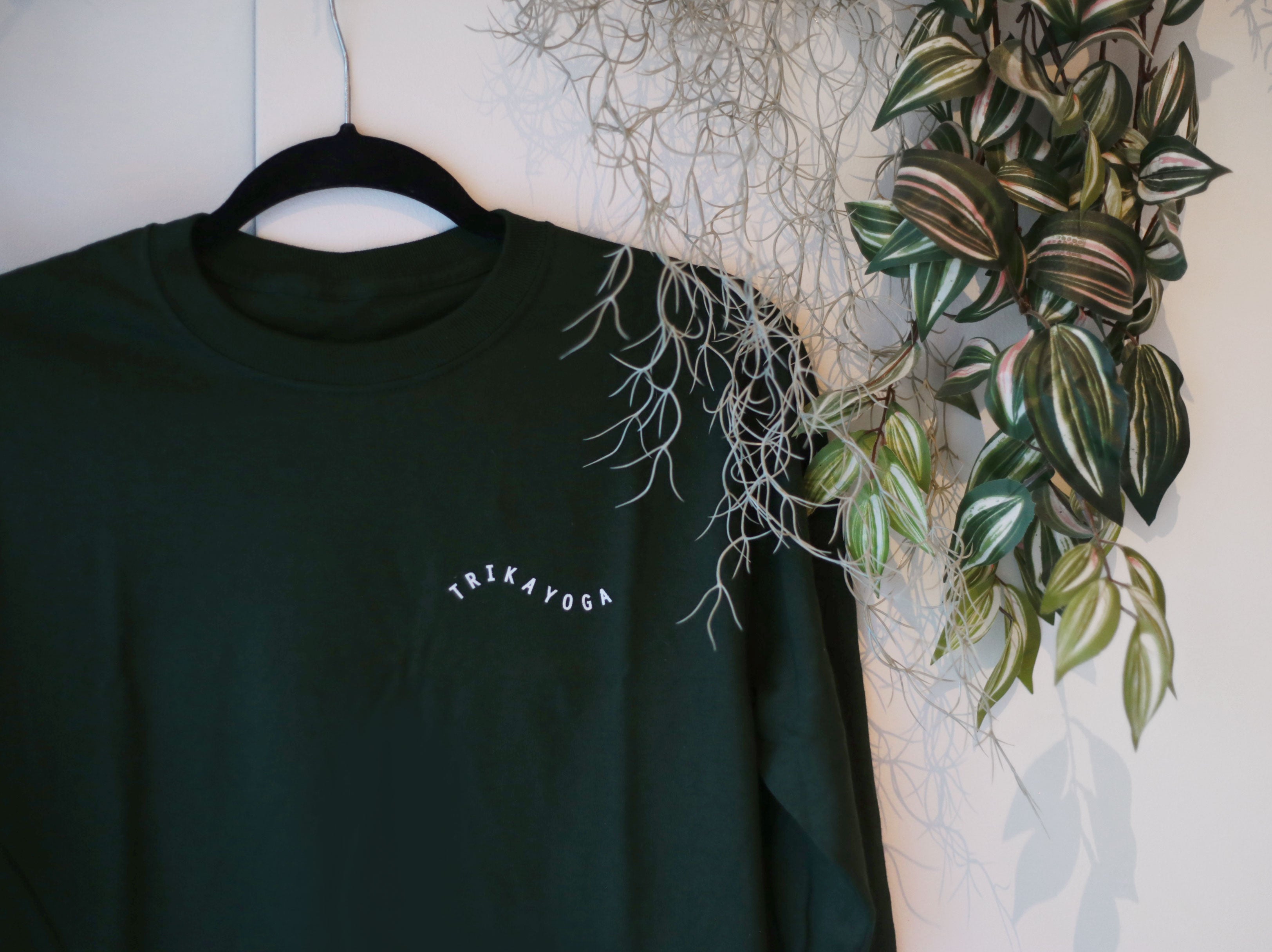 Forrest Green Long Sleeve Logo Tee